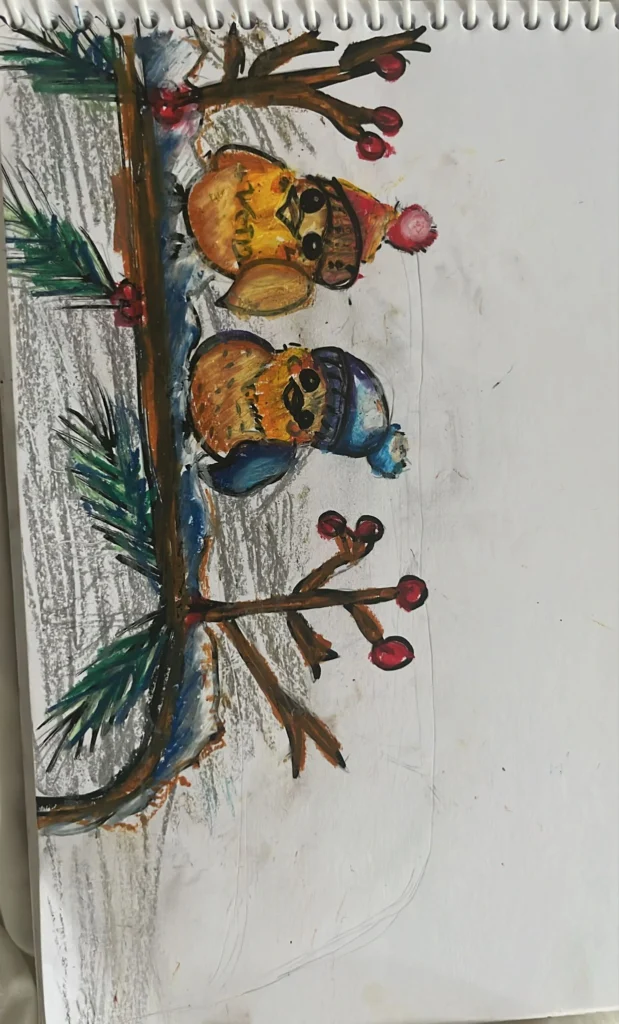 Birds Shoe Drawing by Soumyaa