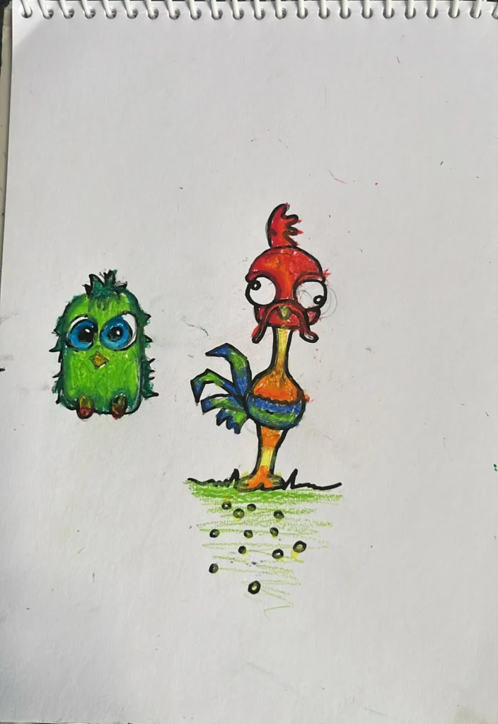 Creative Birds Drawing by Soumyaa
