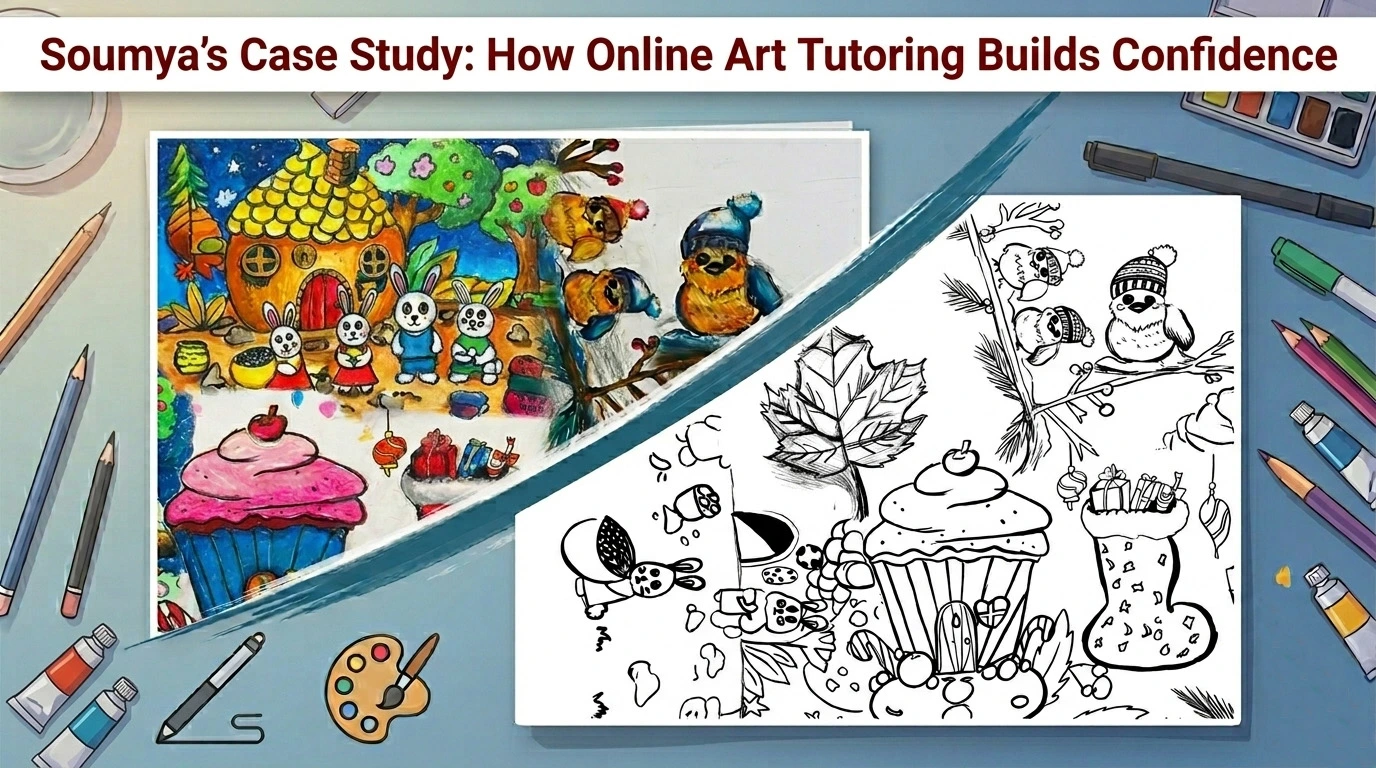 How Online Art Tutoring Builds Confidence